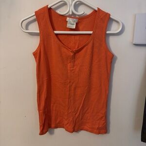 Orange tank top